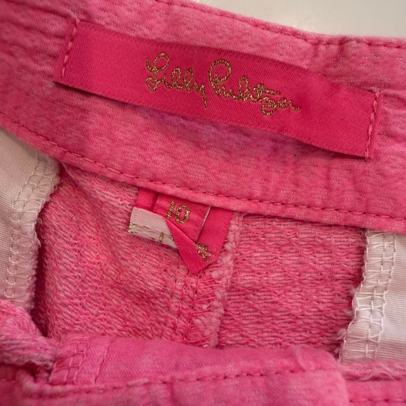 Lilly Pulitzer Hot Pink Scallop Hem Skort Shorts - Picture 3 of 5